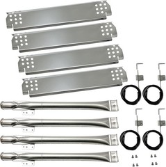Parts DG262 Grill Burner 14 7/8″, Heat Plates 14.6″ X 4.2″, Igniter Kit Fits for