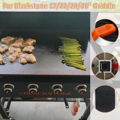 Gas Griddle Grill Orange Knobs Replacement for Blackstone 1666 1517 2 Pack-Or