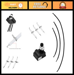 3Pcs Igniter Replacement Parts for 4-in-1 Grill – Electrodes, Ignition Wire & Bu