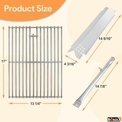 Nexgrill 4 Burner Grill Replacement Parts Kit Grates Burners Heat Plates