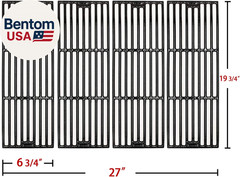 Porcelain Coated Cast Iron Grill Grid Grates Replacement for Chargriller Models