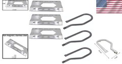 3-Pack Stainless Steel Heat Plates & Burners for Nexgrill & Kirkland Grills