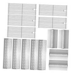 Stainless Steel 5pcs 16631 Flame Tamer Flavor bar and 4pcs 16520 Heat Plate