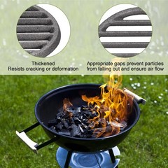 2 Pcs Cast Iron Fire Grate, 3.9″ Round BBQ Grill Grate Replacement High Heat …