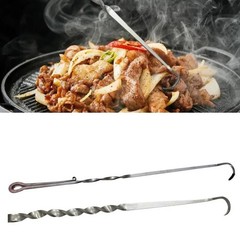 BBQ Hooks Meat Hook Flipper Cooking Hooks BBQ Food Flipper Long Handle Meat Hook
