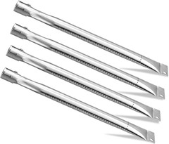 Grill Burner Tube, 4 PC Universal Stainless Steel Pipe Tube BBQ Gas Repair Parts