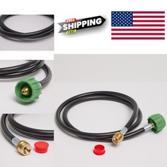 5ft High Pressure Propane Hose Multi Color for Easy Gas Appliance Connection