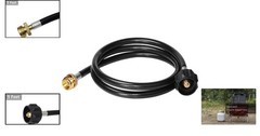 Cost-Effective 5FT Propane Hose – Universal Converter for Outdoor Cooking