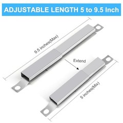 Universal Adjustable Grill Carryover Tubes – Crossover Burners for Gas Grills (5