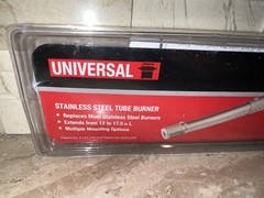 Universal Stainless Steel Adjustable 12 to 17.5 in L Tube Burner (NEW)