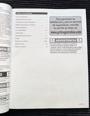 Char-Broil Grill, Model 463620207, Spanish Language Product Guide/Owner’s Manual