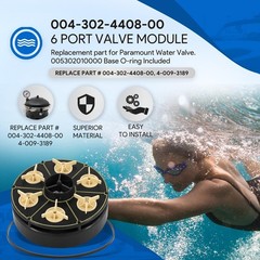 Kit de módulo premium de 6 puertos de repuesto para válvula