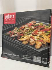 Weber Crafted Flat Top Griddle Insert Compatible w/ Grill Frame