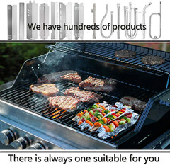 14 3/16” Grill Heat Plates Shield Heat Tent Burner Cover BBQ Gas Grill Parts for
