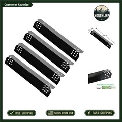 14 9/16″ Heavy-Duty Heat Plates – Essential Gas Grill Replacement Parts Set of 4