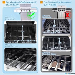 Grill Parts for Charbroil Performance 4-Burner 463352521 17″L, 4-Burner Kit