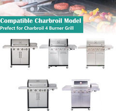 Cast Iron Grill Grates and Stainless Steel Emitter Plates for Charbroil Commerci