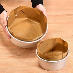 4 Round Baking Liners PTFE Reusable Non-Stick for Home Kitchen Oven Use