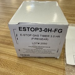 NEW American Flame E-Stop ESTOP3-0H Gas Timer 3 Hour ESTOP3-0H-FG