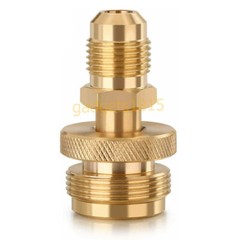 1LB Propane Tank Cansiter Regulator Adapter Connect to 3/8″Male Flare 5/8″-18UNF