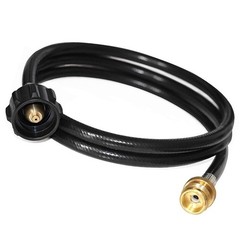 Adapter Hose for Propane 4FT Converts 1lb to 20lb Tanks for QCC1 Gas Grilling