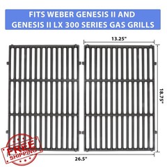 Weber Genesis II Grates and Flavorizer Bars, E/S-310, 315, 325, 330, 335