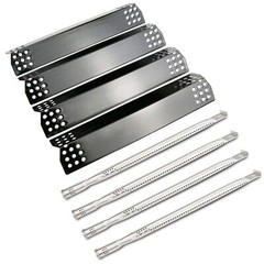 4 Pack Nexgrill 720-0925P Replacement Parts Burner Tube Heat Plates 4 Burner
