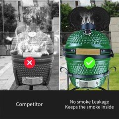 Durable 16 Ft BBQ Smoker Gasket for Big Green Egg L/XL/XXL – Self-Adhesive Seal