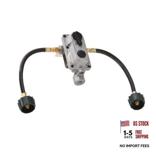 (KT12ACR-2a) 2-Stage Auto Changeover LP Regulator with 12-inch Pigtails