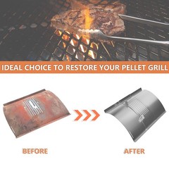 Flame Broiler Slide Cover and Bottom for Pit Boss Replacement Parts in Grey