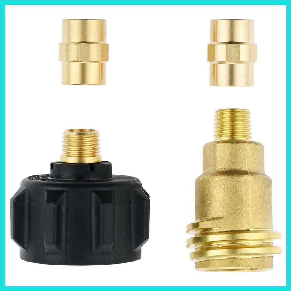 1/4″ Propane Connectors and Fittings Kit Includes 5040 Nut Propane Adapter, P…