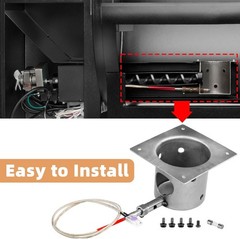 Fire Burn Pot and Hot Rod Ignitor Kit Replacement Parts for Traeger & Pit Boss