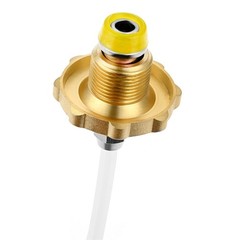 1 x Propane Gas Refill Fill Hose LPG to OD Can Gas Adapter Kit For BBQ Tool
