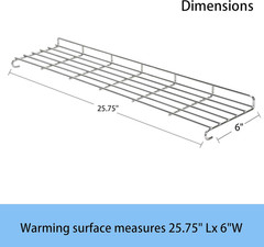 Warming Rack Replacement for Weber 66044 Genesis II 300 Series 310 315 330 Grill