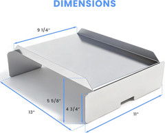Heat Baffle Diffuser for Traeger BCA012 Pro 22 34 Century 22 Tex Elite Z Grills
