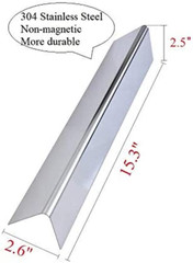 15.3 Inch Flavorizer Bar Replacement for Weber 7636,Spirit 300 E-310 E-320 Serie