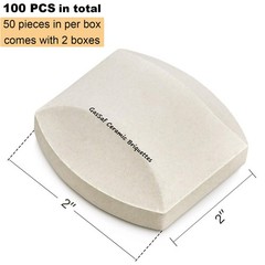 GasSaf Gas Grill Ceramic Briquettes Replacement for Select Turbo, Nexgrill Ga…