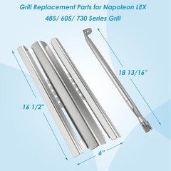 Grill Parts for Napoleon LEX 485, LEX 605, LEX 730, Mirage 485 605 Series Grills