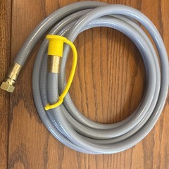 12 Ft Natural Gas Hose With Quick Connect 1/4” For Bbq, Grill, Patio Heater, Etc
