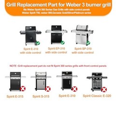Grill Parts Kit for Weber Spirit & Genesis Grills – Flavorizer Bars, Burner Tube