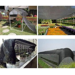 40% Black Shade Cloth, Edge with Buttonhole, Resistant Garden Shade Cloth wit…