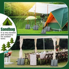 Woanger Extra Large Canopy Weights 112 Lbs Gazebo Heavy Duty Tent Sand Bags P…