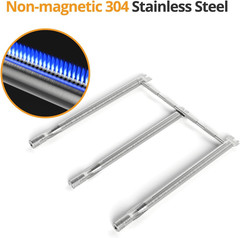 Flavorizer Bars & Grill Burner Tubes for Weber Spirit II 300 67046 67025 GS4 Kit