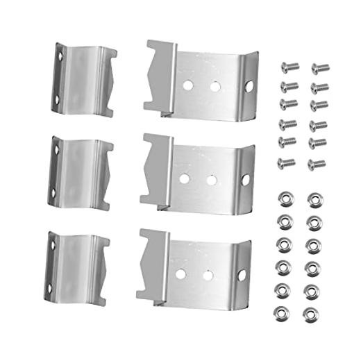 Grill Heat Plates Shield Flame Shield Brackets, Burner Hanger Brackets BBQ