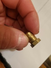 Hood Burner Orifice THREAD 3/8-27 DRILLED TO 62 SIZE VALVES for RANGES