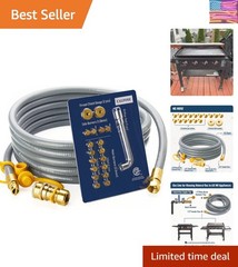 15 Feet 5249 Propane to Natural Gas Conversion Kit for Blackstone 28”, 36” Gr…