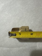 MEC ME287 F. POL x 3/4″ MPT Brass Single Piece Propane Adapter