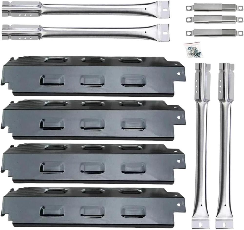 14 5/8 Heat Plates Burners Crossover Tubes for Charbroil 463420507 463420509