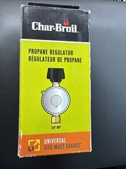 NEW in Box Universal Propane Regulator CHAR-BROIL 3/8” NPT Fast FREE SHIPPING