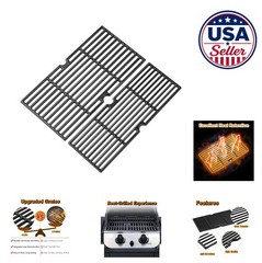 Cast Iron Grill Grate Replacement 2 Burner 18 Inch Enamel Gas Grill Grates